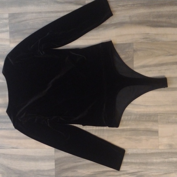 Banana Republic black velvet thong bodysuit size small - Picture 8 of 8